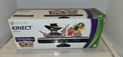 Microsoft Xbox 360 Kinect Sensor in Box  with 3 games