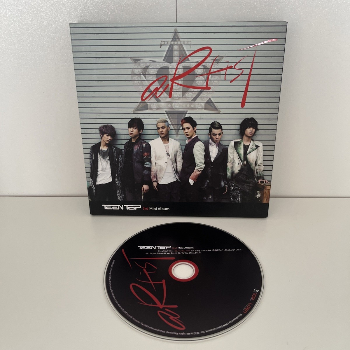 K-POP　CD Teen Top Artist CD Album 3rd Mini Album Kpop CD+Photobook Preowned