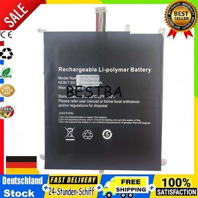 Neu Akku für Chuwi Aerobook G139 CWI547 CWI510 Tablet 34154184P HW-34154184 38Wh