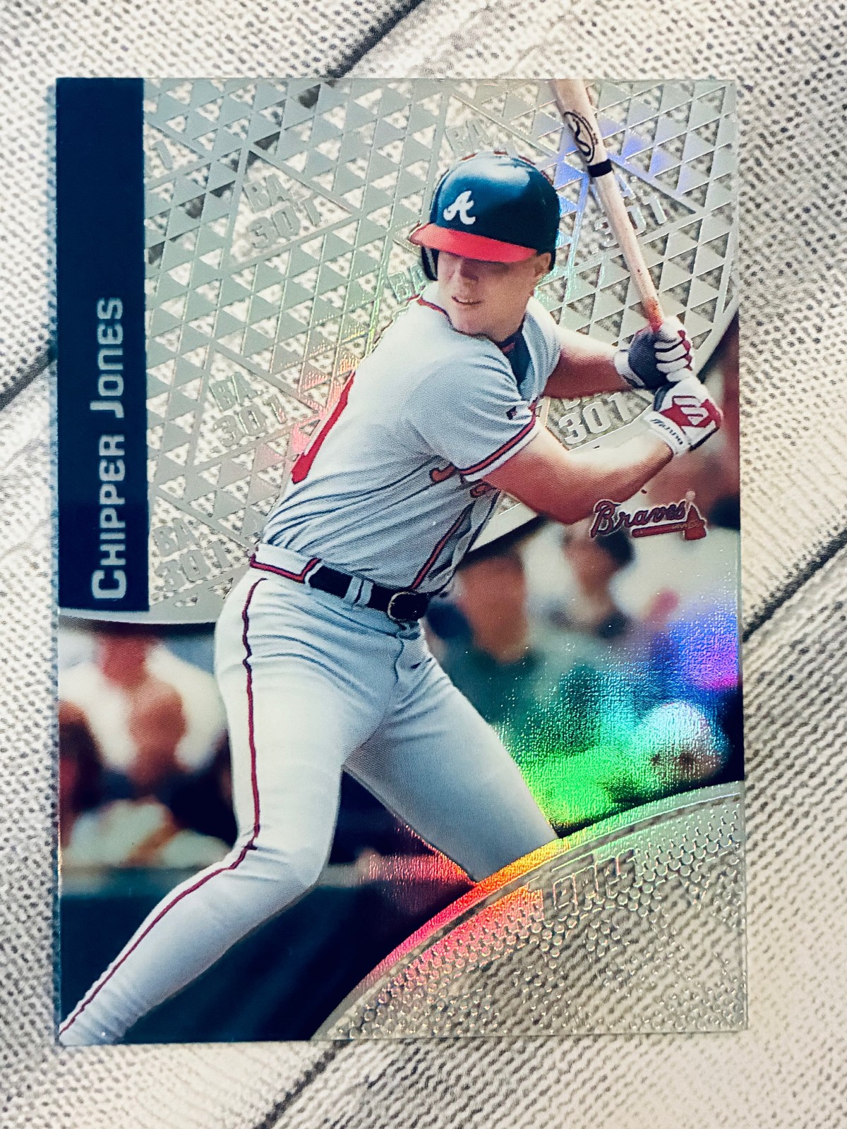 2000 Topps Tek #2-13 Chipper Jones Pattern 13 Atlanta Braves