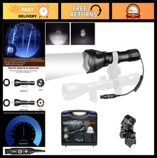 850nm IR Illuminator Flashlight for Night Vision, Adjustable Focus, Stepless Dim