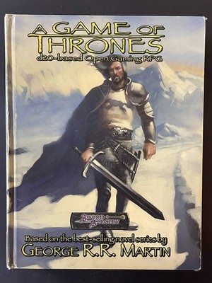 WHITE WOLF GAMES d20 BASED RPG WW08345 - A GAME OF THRONES - HARDBACK