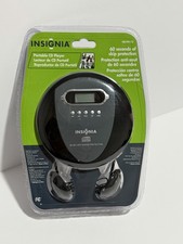Insignia Portable CD Player NS-P4112 Skip Protection  Headphones NOS NEW SEALED