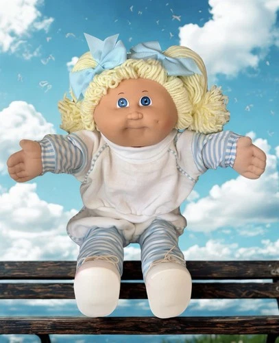 Cabbage Patch Kids Doll, Lemon Hair, Blue Eyes, HM 3