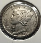 1938 P Philadelphia Mint Mercury Dime 90% Silver XF/AU Sharp Strike Toned Scarce