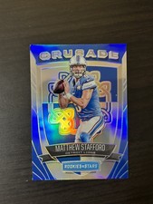 Matthew Stafford 2017 Rookies & Stars Crusade Blue Prizm #45 Detroit Lions MVP