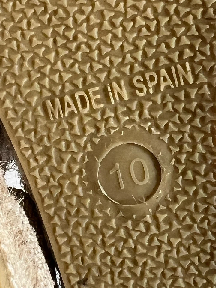 Sesto Meucci Womens 10 Gold Wedge Platform Stretch Straps Y2K Bohemian - Image 2 of 4