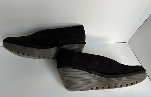 Fly London Women's YAZ Brown Suede Wedge Pull On Shoe EU 38 US 7.5 - Picture 8 of 11