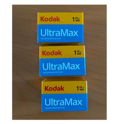 Kodak UltraMax 400 35mm Farbfilm 24 Aufnahmen 3x Farbnegativfilm