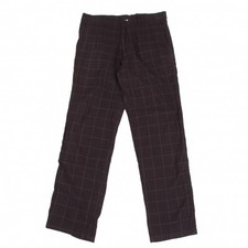 COMME des GARCONS HOMME Cotton Check Puckering Pants Size L K-127187 
