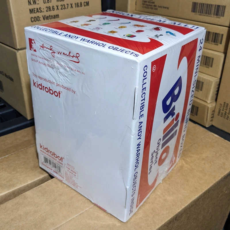 Kidrobot ANDY WARHOL BRILLO OBJECT SERIES Figures Blind Box Sealed Case Of 24 - Image 3 of 4