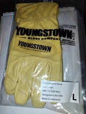 Youngstown Glove 12-3265-60-L Ground Glove Performance Work Gloves, Large, Tan