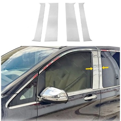 FÜR MERCEDES VITO W447 AB 2014 CHROM TÜR SÄULEN VERKLEIDUNG 4 TLG EDELSTAHL