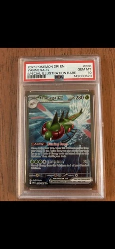 PSA 10 Pokemon Destined Rivals SIR Yanmega EX 228/182 GEM MINT Condition!!