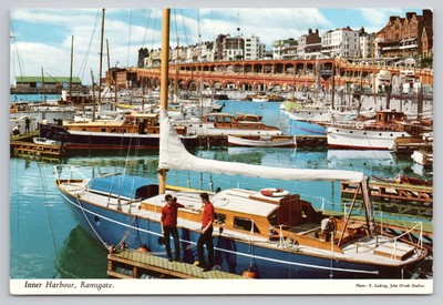 s27643 The Inner Harbour Ramsgate Kent England John Hinde Postkarte