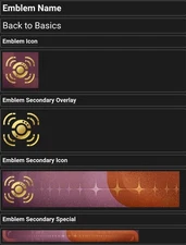 Random pin + Back to Basics emblem or other options! Destiny 2