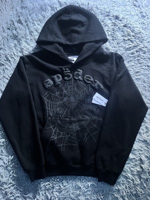 Sp5der Phantom Web/black  Hoodie Size S 