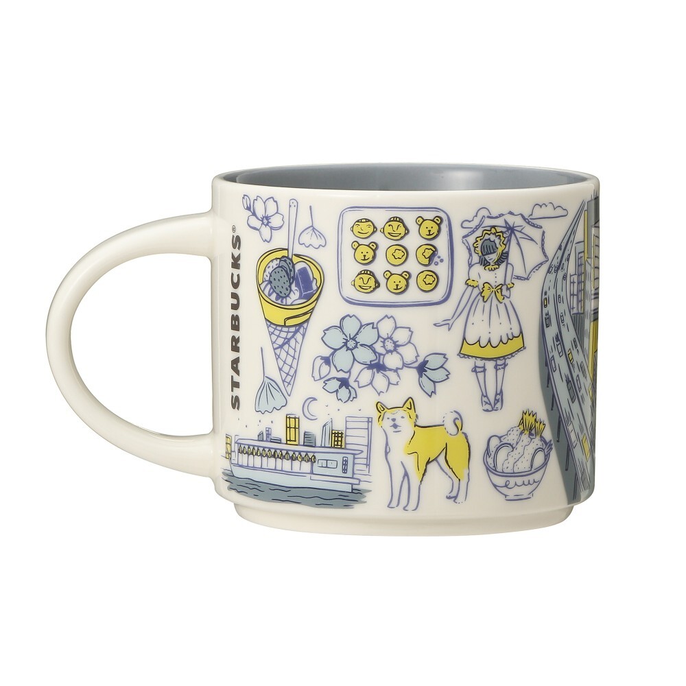 STARBUCKS JAPAN KYOTO/OSAKA/NARA/TOKYO Set of 4 Been There Coffee