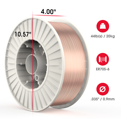 NICETECH, MIG Solid Welding Wire, Carbon Steel, ER70S-6