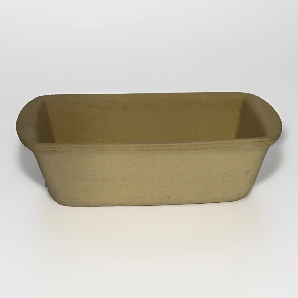 Pampered Chef Stoneware Bread Loaf Pan 9" X 5" Heritage Collection Made In USA