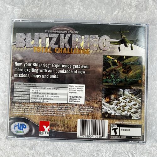 Blitzkrieg: Total Challenge Expansion Pack PC game, 2004 - Pre-owned - Picture 2 of 4