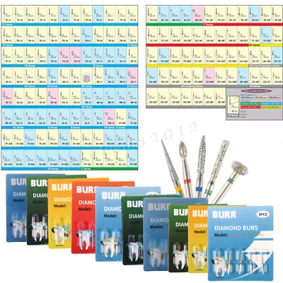 SANDENT Dental Diamant bohrer Diamond Burs für High Speed Handstücke FG 1.6mm