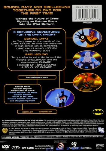 Batman Beyond: School Dayz + Spellbound - Double Feature - New DVD - Picture 3 of 3