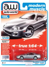 2021 AUTO WORLD 1:64 *PREMIUM 1A* Alpine Silver 1993 Toyota Supra NIP