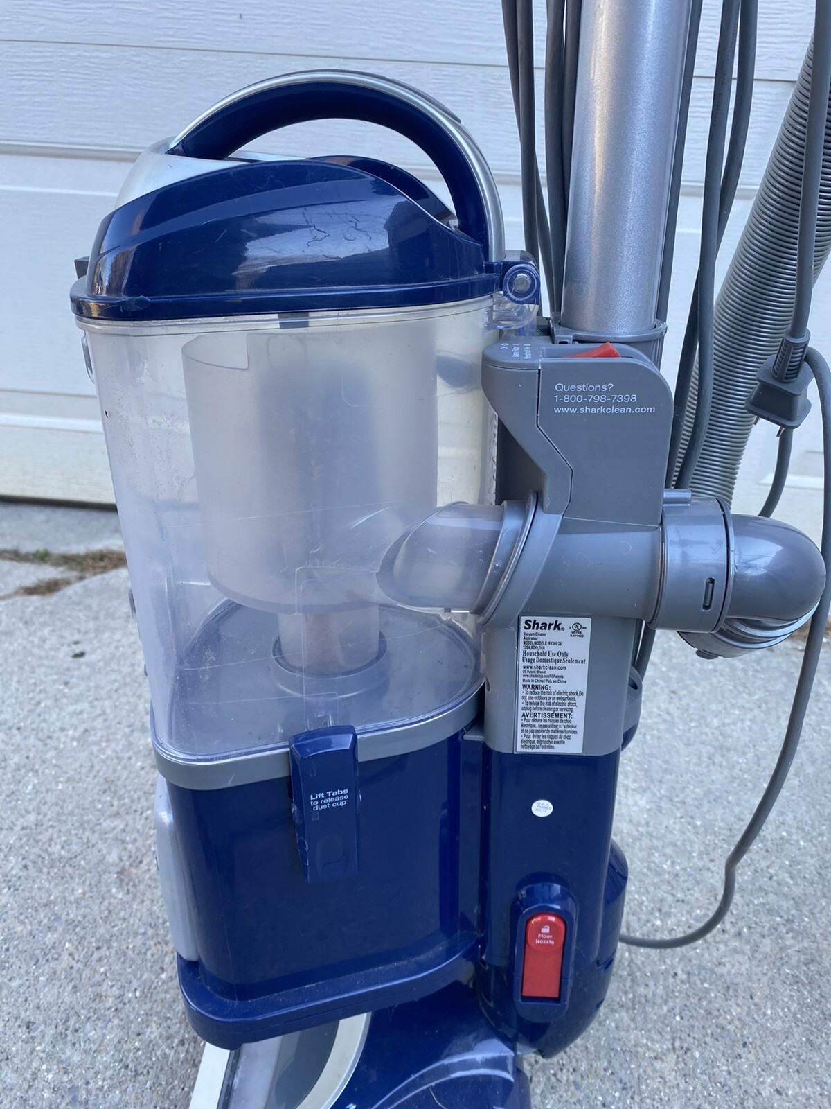 Shark NV360 Navigator LiftAway Deluxe Upright Vacuum with Large Dust Cup BLUE 622356533225 eBay