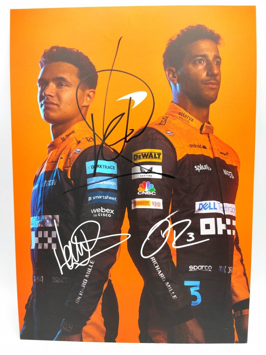 McLaren MCL34 Lando Norris サイン入りボード付き McLaren MCL34 Lando Norris サイン入りボード付き - メルカリ