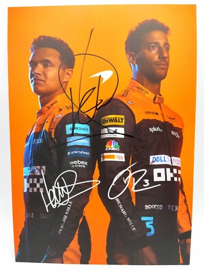 F1, FORMULA 1 MCLAREN LANDO NORRIS signed OFFICIAL MCLAREN