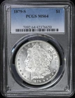 1879-S $1 Morgan Silver Dollar PCGS MS 64 | Uncirculated UNC BU