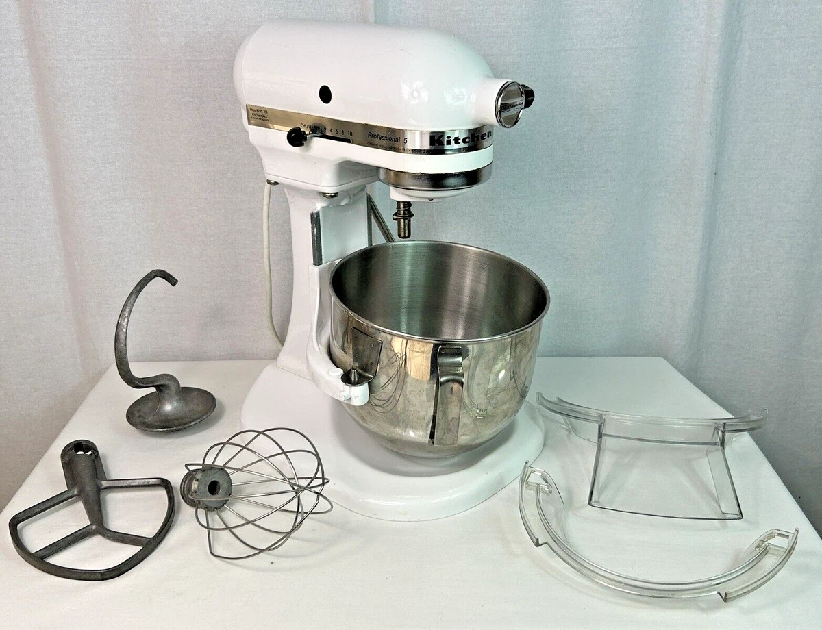 KitchenAid Professional 5 Qt Stand Mixer KSM50PPWH 350 Watts w