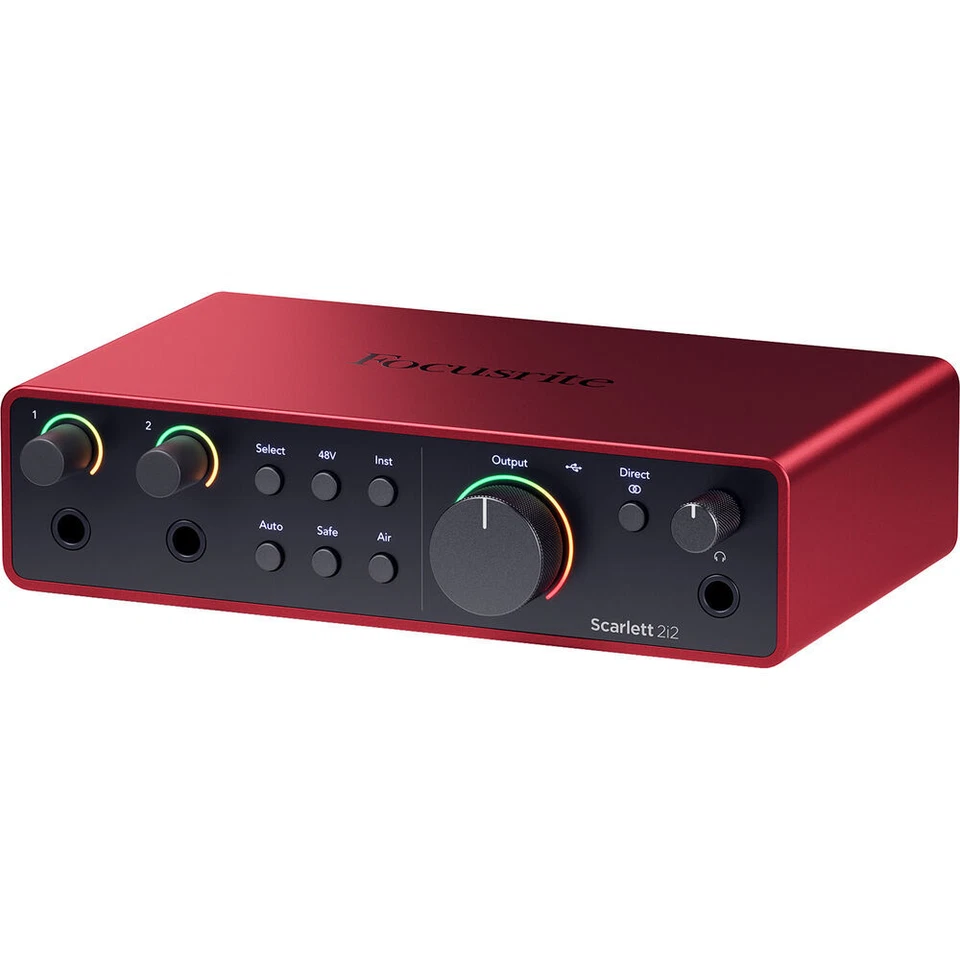 Focusrite Scarlett 2i2 USB-C Audio Interface (4th Generation) - Image 3 of 4