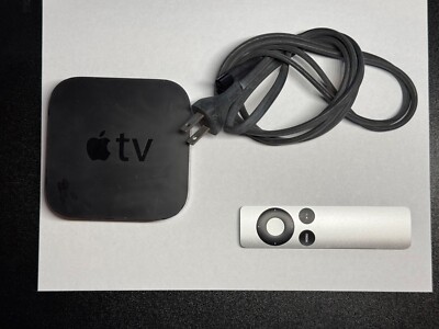 Apple TV 3rd Generation HDMI 1080p FHD Media Streamer - Black (MD199LL/A)