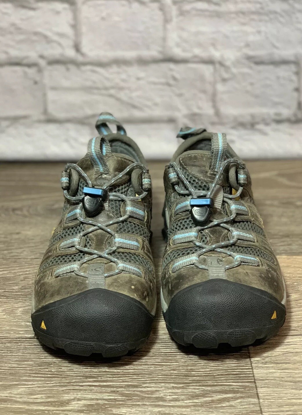 Scarpe da lavoro Keen Atlanta Cool ESD marrone punta acciaio sneakers donna taglia 6 5