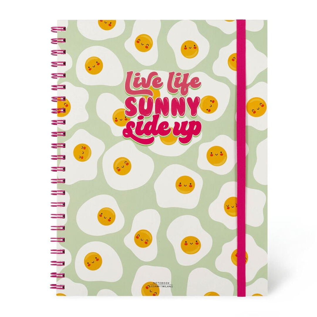 Large Spiral Notebook L15.5cm H21cm  Egg | Legami