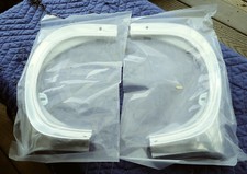 1965 65 Chevy Ii Nova Headlamp Fender Eyebrow Trim Moulding Pair Lh Rh W Clips