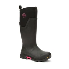 Muck Boot Women's Arctic Ice Tall + Vibram Arctic Grip A.T. - Black/Hot Pink