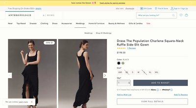 dress the population charlene square neck ruffle side slit gown Dress the Population Charlene Dress - Blue