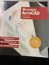 Mastering AutoCAD by George Omura 1988, Trade Paperback
