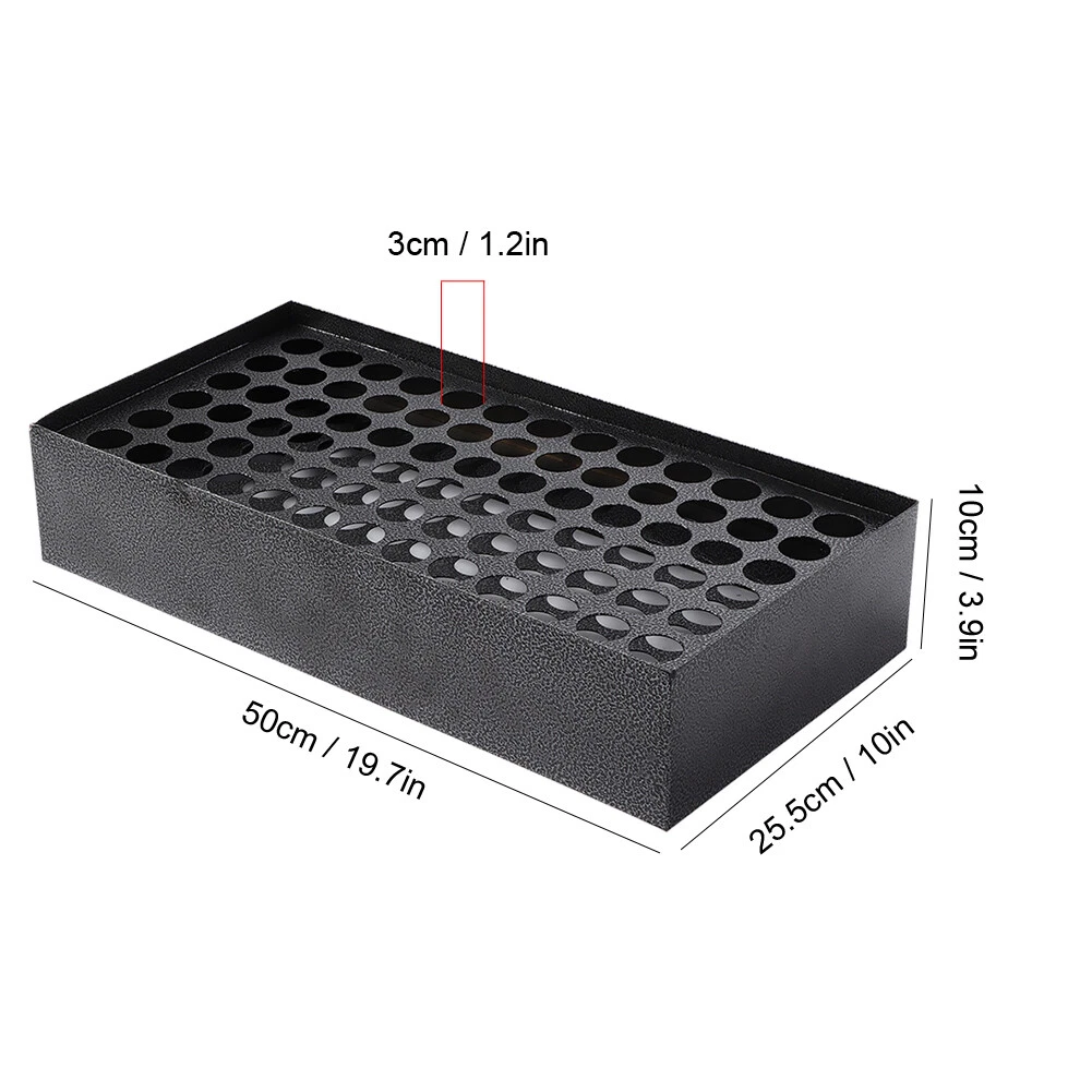 78-Holes Tattoo Ink Rack Wall Mounted Ink Bottle Display Holder Stand Organizer image 5