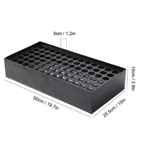 78-Holes Tattoo Ink Rack Wall Mounted Ink Bottle Display Holder Stand Organizer image 5