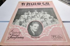 1927 Sheet Music My Regular Gal by Bud Green and Harry Warren 1927 Sheet Music My Regular Gal by Bud Green and Harry Warren