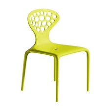 MOROSO set da 4 sedie con schienale forato SUPERNATURAL da esterni impilabili