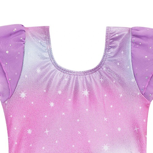 Niñas Vestido de Baile Ballet Manga Volantes Tutú Falda Leotardo Sirena - Imagen 16 de 22