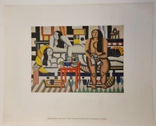 Vintage 1963 Art Print Lithograph Breakfast/Le Grande Déjeuner Fernand Léger
