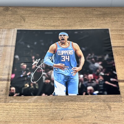 Tobias Harris Autographed NBA LA CLIPPERS 8x10 Photo COA