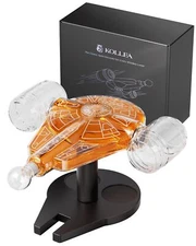 Christmas Birthday Gifts for Men Dad, Kollea Galaxy Spaceship Whiskey Decante...