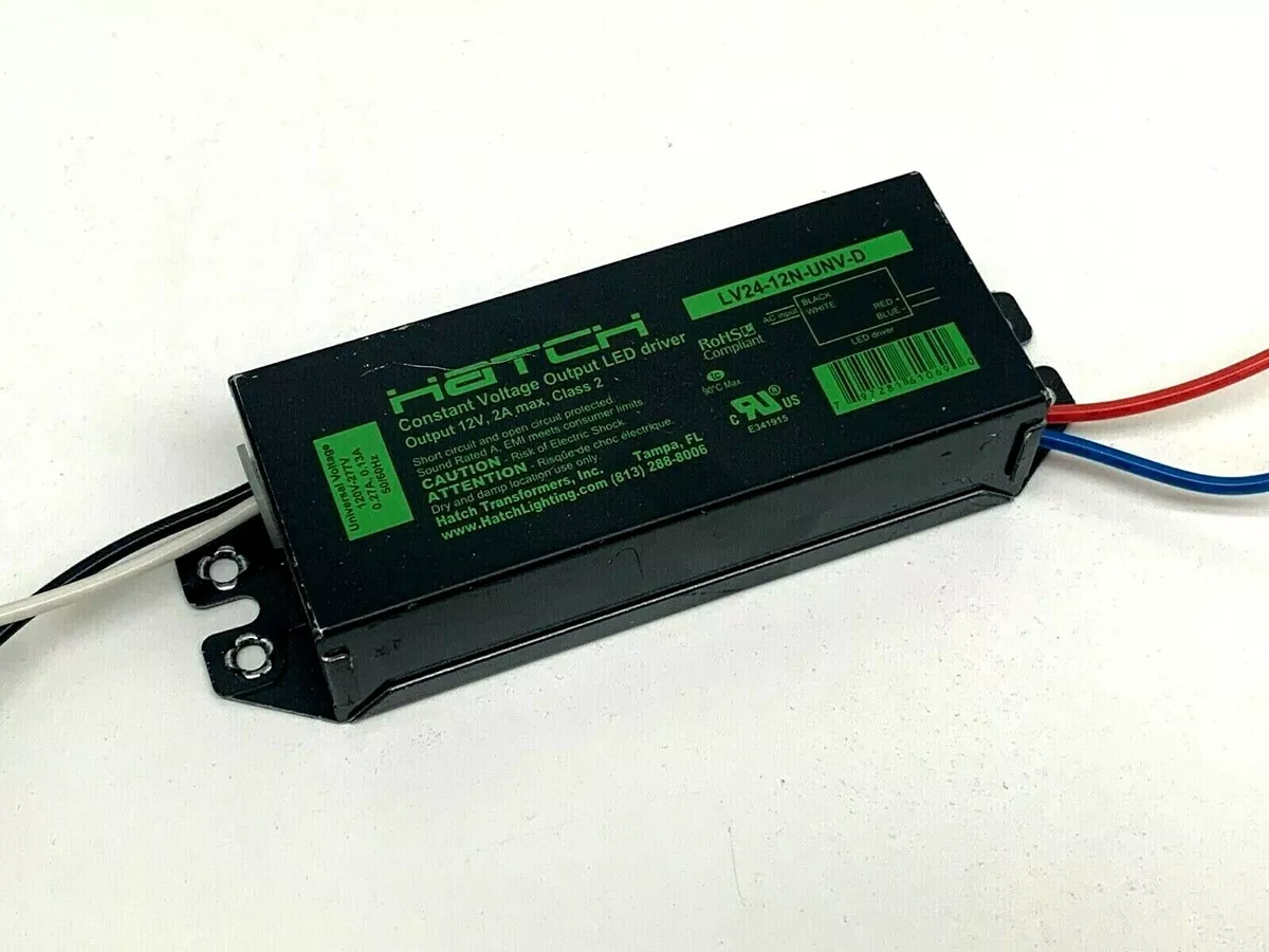 Hatch LV24 12N UNV D Constant Current LED Driver Ballast 12 Volt 12VDC 2A 24W